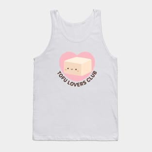 Cute Tofu Lovers Club Tank Top